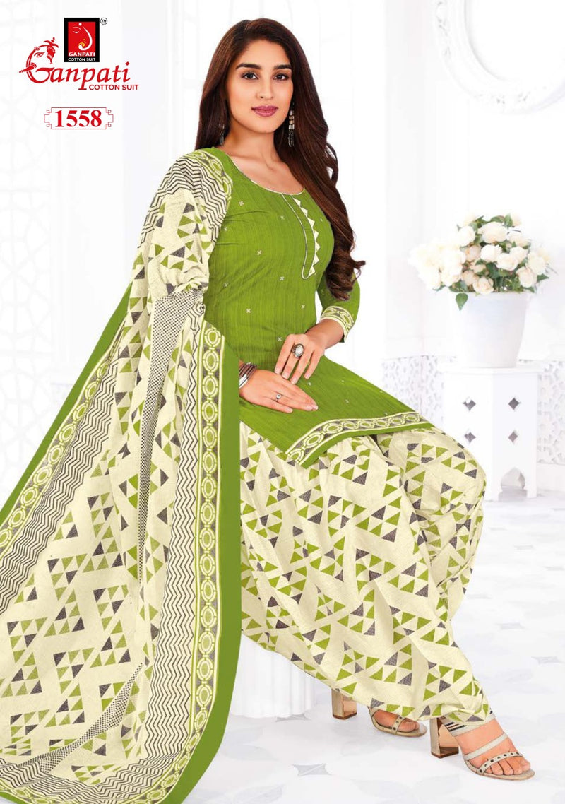 Ganpati Garima Vol 8 Cotton Festive Wear Patiyala Suits