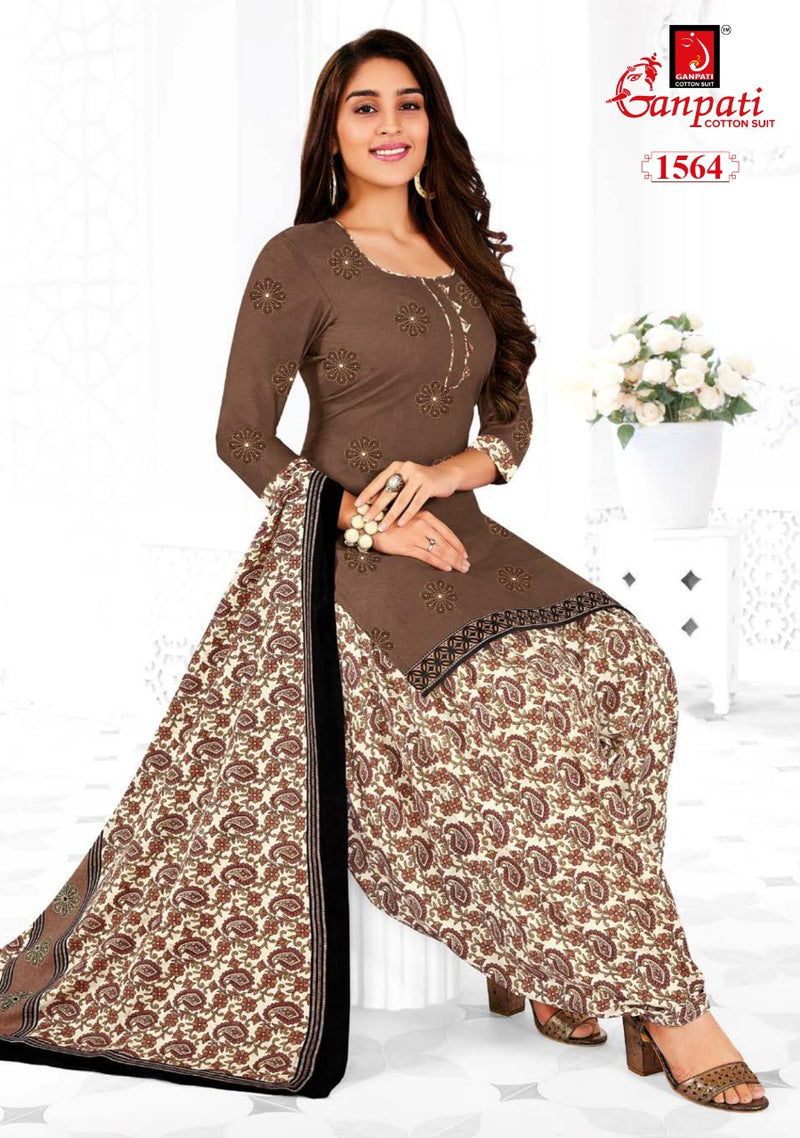 Ganpati Garima Vol 8 Cotton Festive Wear Patiyala Suits