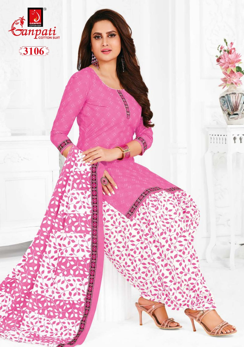 Ganpati Garima Vol 8 Cotton Festive Wear Patiyala Suits