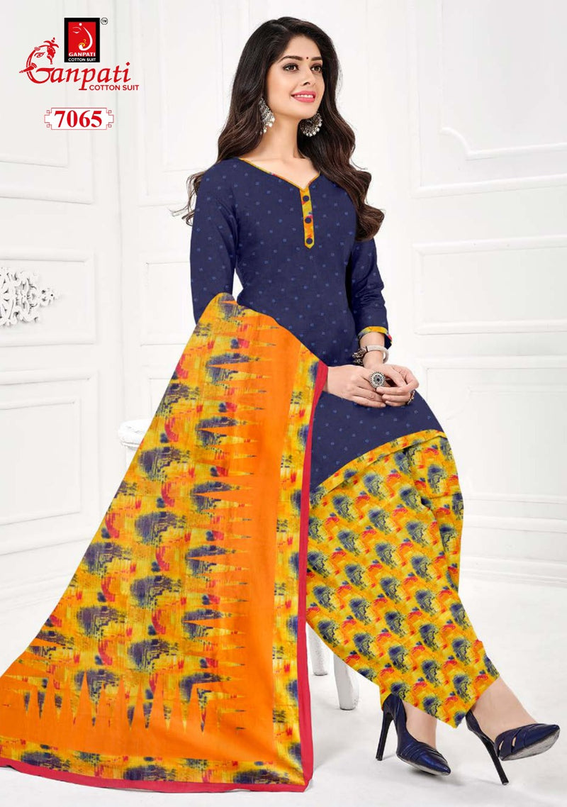 Ganpati Garima Vol 8 Cotton Festive Wear Patiyala Suits
