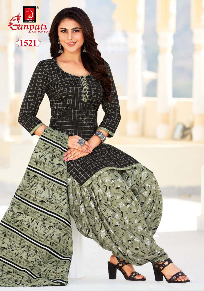 Ganpati Garima Vol 8 Cotton Festive Wear Patiyala Suits