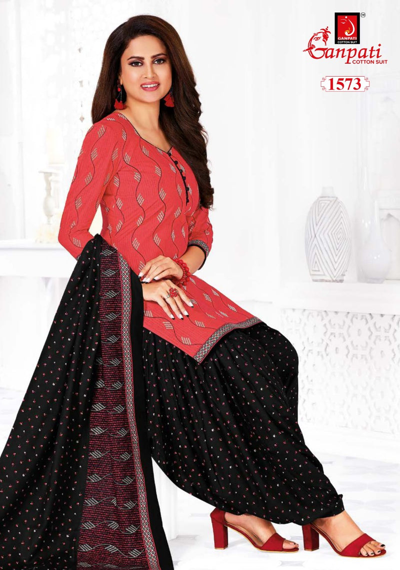 Ganpati Garima Vol 8 Cotton Festive Wear Patiyala Suits