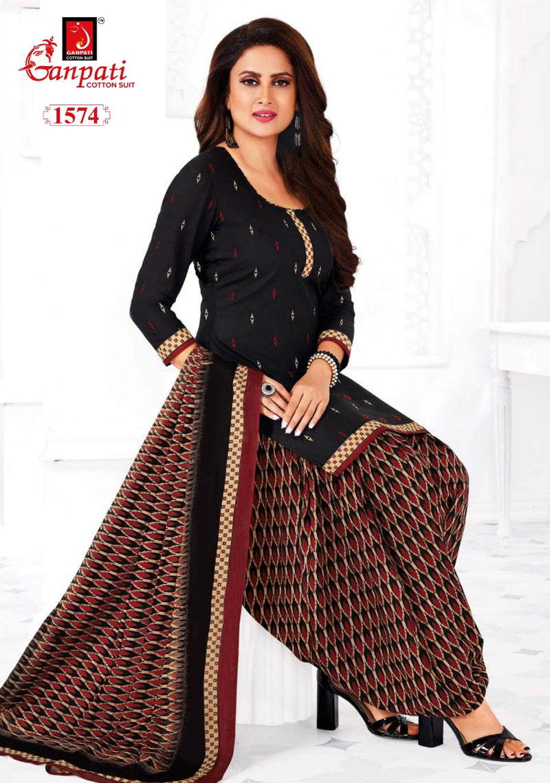 Ganpati Garima Vol 8 Cotton Festive Wear Patiyala Suits