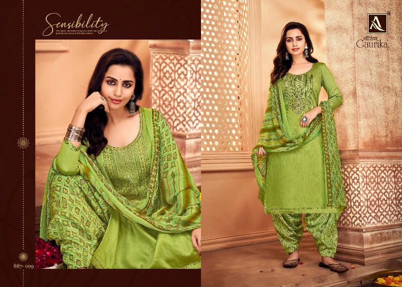 Alok Suits Gaurika Jam Cotton Party Wear Salwar Suits