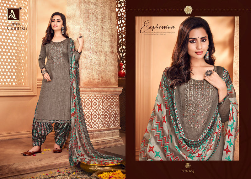 Alok Suits Gaurika Jam Cotton Party Wear Salwar Suits