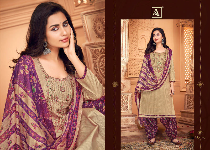 Alok Suits Gaurika Jam Cotton Party Wear Salwar Suits