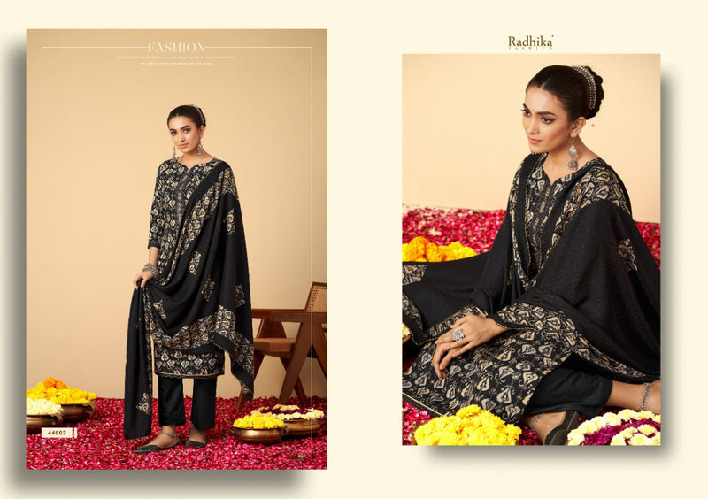 Radhika Fashion Geet Pashmina With Printed Fancy Work Stylish Designer Festive Wear Salwar Suit