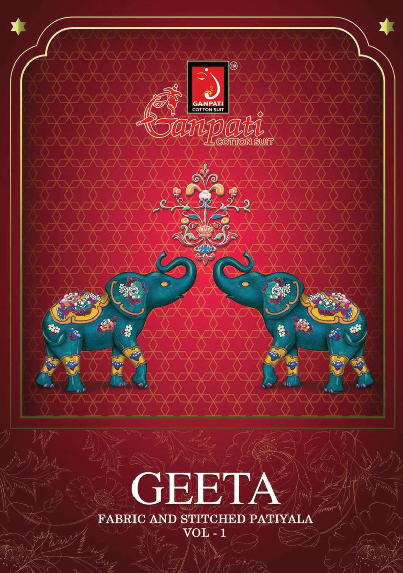 Ganpati Geeta Vol 1 Cotton Printed Casual Wear Salwar Kameez