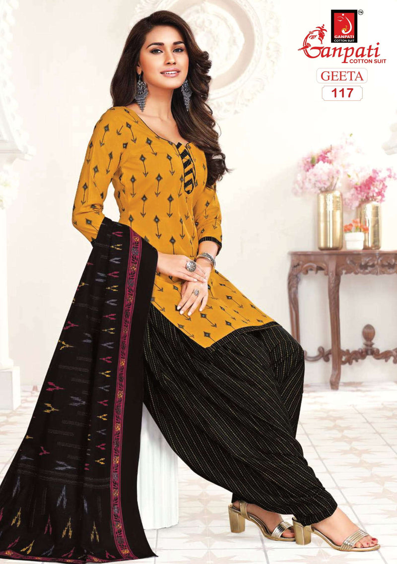 Ganpati Geeta Vol 1 Cotton Printed Casual Wear Salwar Kameez