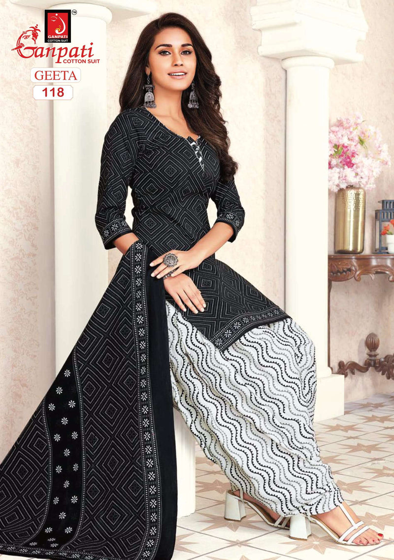 Ganpati Geeta Vol 1 Cotton Printed Casual Wear Salwar Kameez