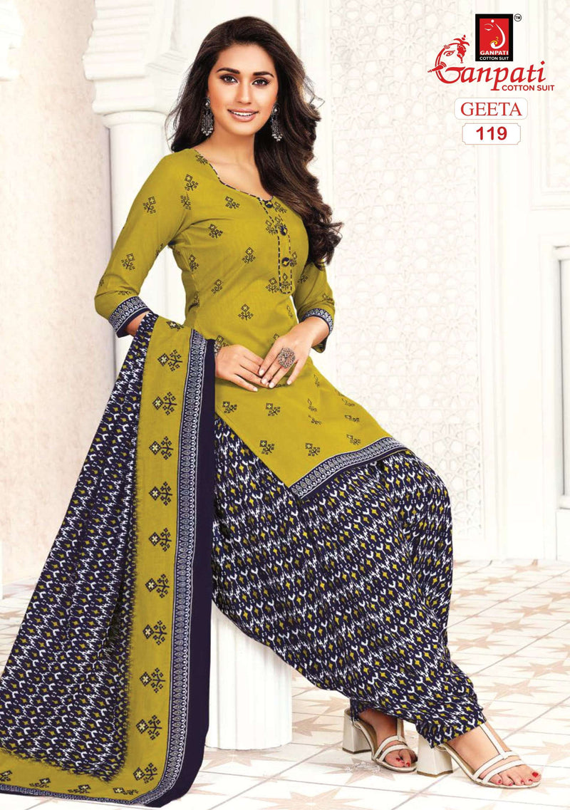 Ganpati Geeta Vol 1 Cotton Printed Casual Wear Salwar Kameez