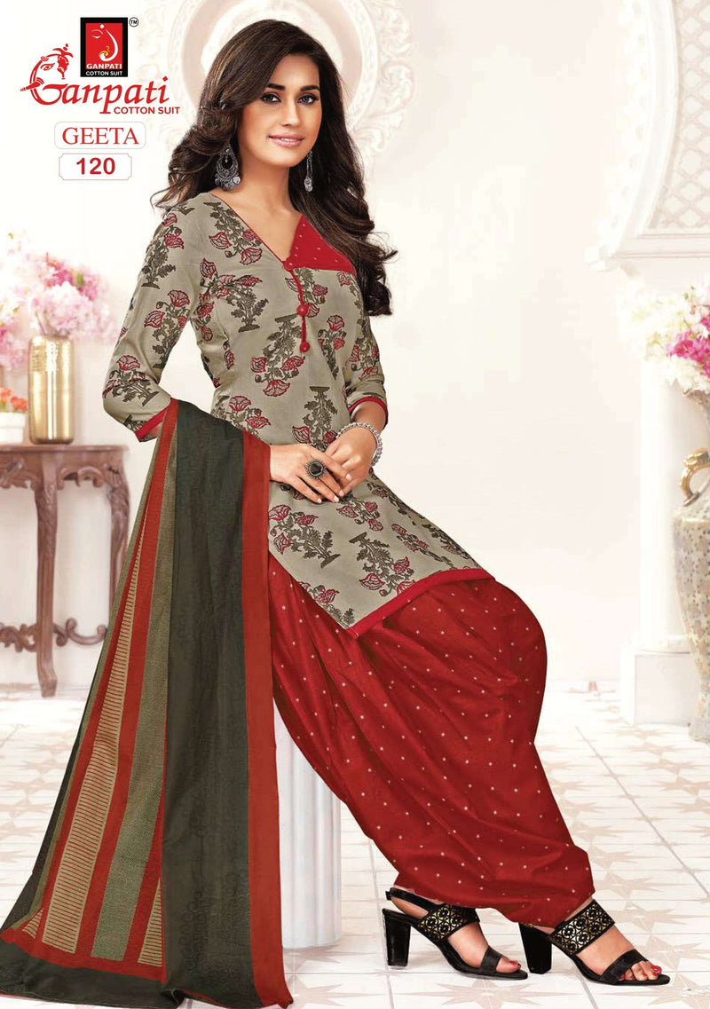 Ganpati Geeta Vol 1 Cotton Printed Casual Wear Salwar Kameez