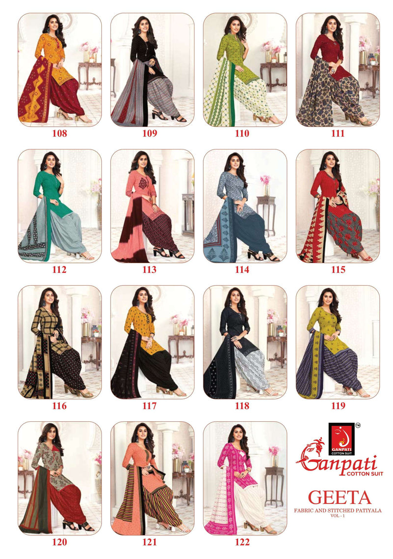 Ganpati Geeta Vol 1 Cotton Printed Casual Wear Salwar Kameez