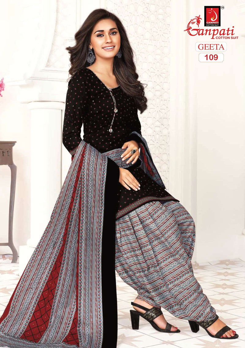 Ganpati Geeta Vol 1 Cotton Printed Casual Wear Salwar Kameez