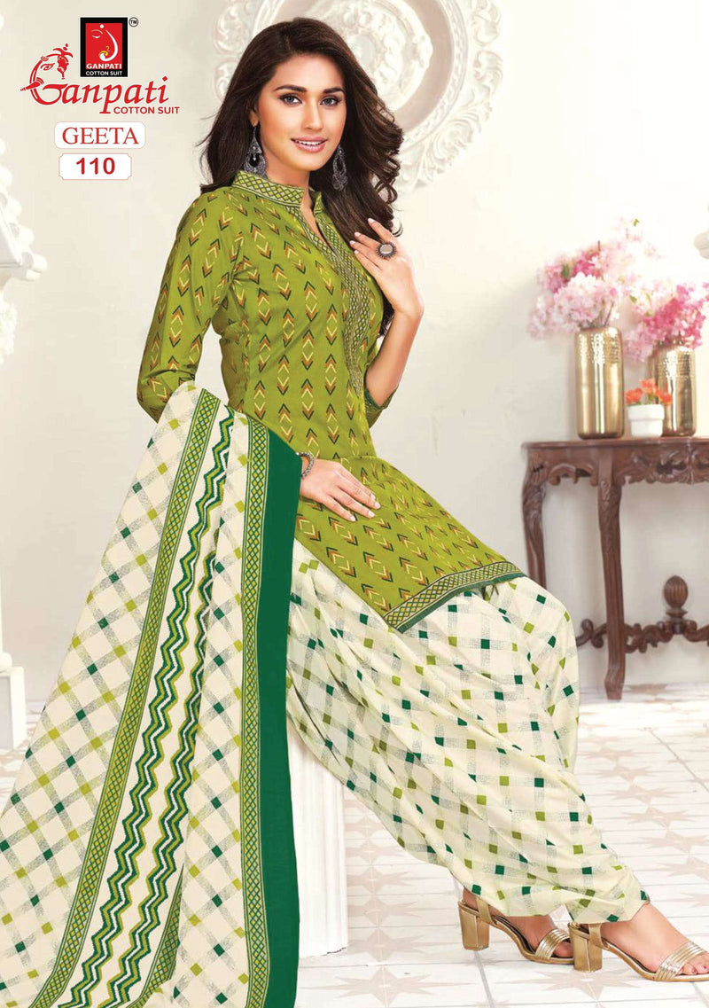 Ganpati Geeta Vol 1 Cotton Printed Casual Wear Salwar Kameez