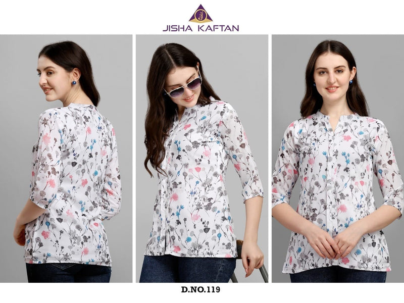 Jelite Jisha Gergette Tunics Vol 3 Stylish Casual Wear Tops