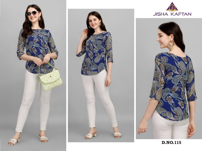 Jelite Jisha Gergette Tunics Vol 3 Stylish Casual Wear Tops