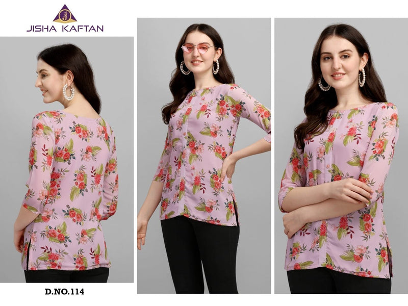 Jelite Jisha Gergette Tunics Vol 3 Stylish Casual Wear Tops