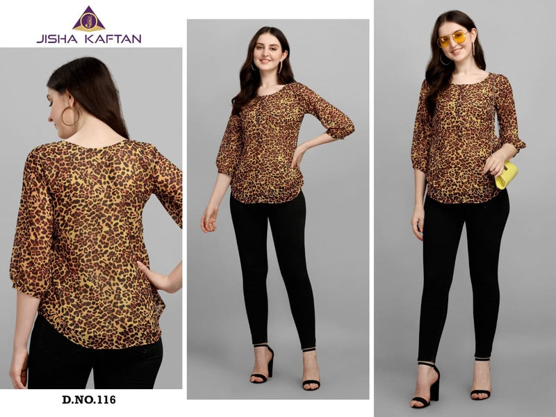 Jelite Jisha Gergette Tunics Vol 3 Stylish Casual Wear Tops