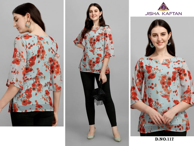 Jelite Jisha Gergette Tunics Vol 3 Stylish Casual Wear Tops