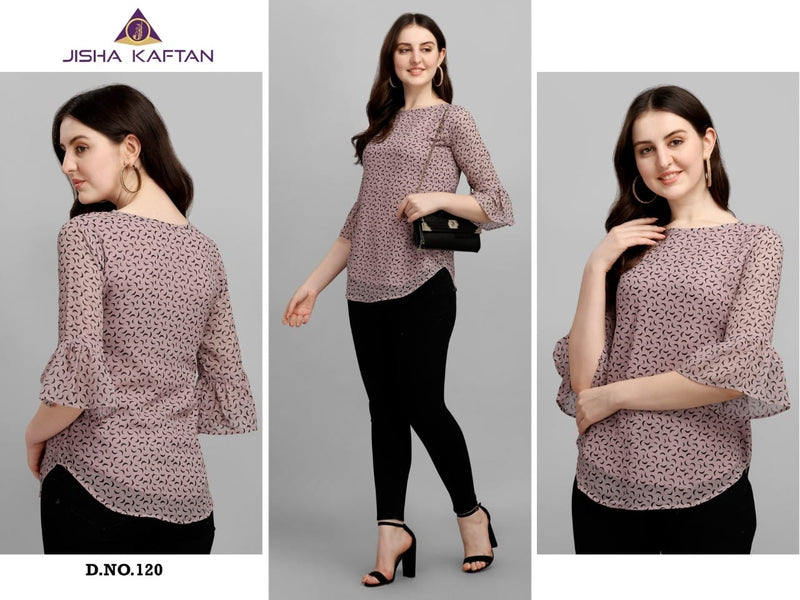 Jelite Jisha Gergette Tunics Vol 3 Stylish Casual Wear Tops
