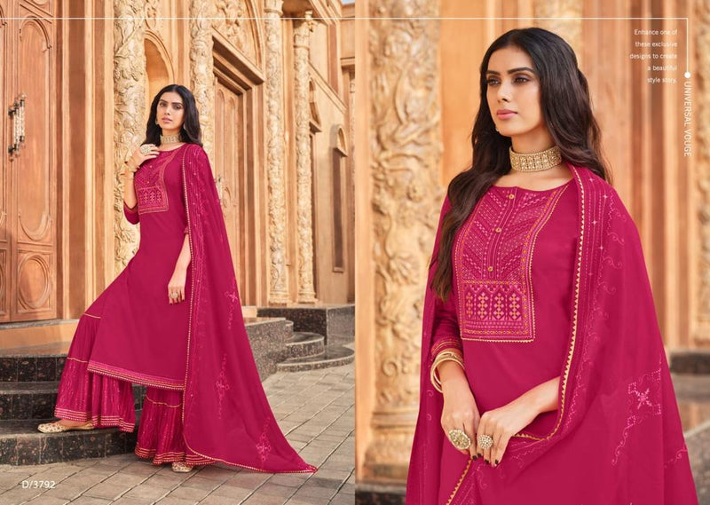 Rangoon Ghoomar Dark Cotton Designer Party Wear Kurtis With Sharara Bottom & Dupatta