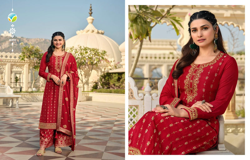 Vinay Fashion Kaseesh Glazze Dola Jacquard Heavy Designer  Party Wear Salwar Suits