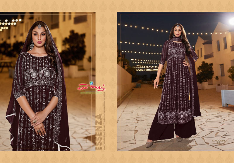 Your Choice Glory Vol 2 Georgette Heavy Embroidery Partywear Kurti