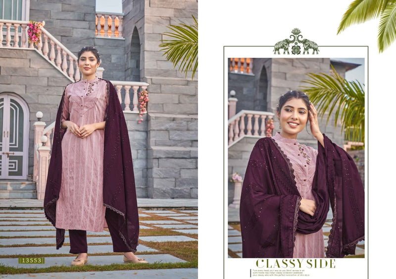 Kalaroop Gloster Silk Stylish Designer Casual Look Fancy Kurti