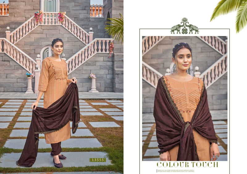 Kalaroop Gloster Silk Stylish Designer Casual Look Fancy Kurti