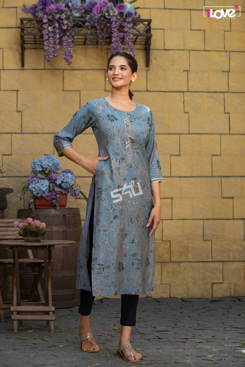 S4u Shivali Gold Vol 4 Rayon Fancy Causal Wear Kurti