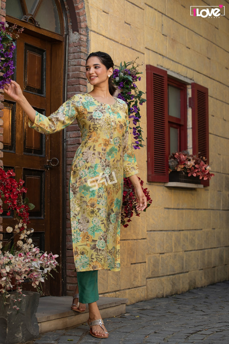 S4u Shivali Gold Vol 4 Rayon Fancy Causal Wear Kurti