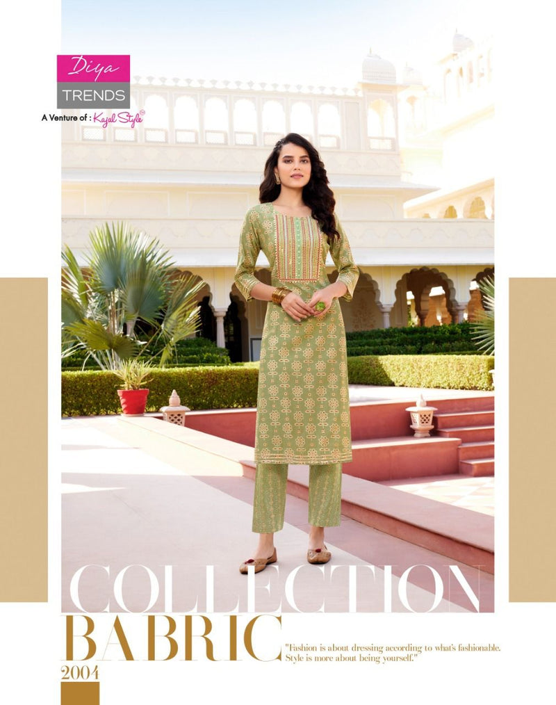 Diya Trends Goldy Vol 2 Chanderi Printed With Heavy Embroidery Work Stylish Designer Casual Wear Kurti