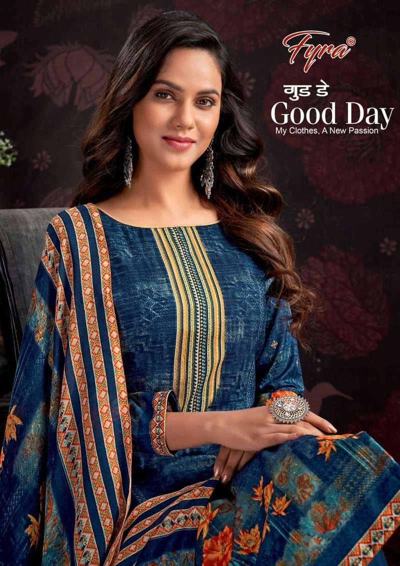 Fyra Designing Dno 01 To 010 Pure Cotton With Printed Stylish Designer Party Wear Salwar Suit
