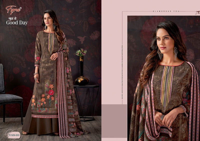 Fyra Designing Dno 01 To 010 Pure Cotton With Printed Stylish Designer Party Wear Salwar Suit