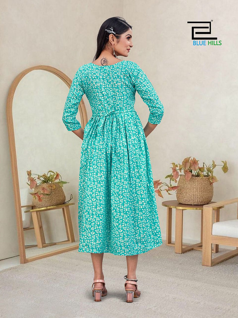 Blue Hills Good News Vol 22 Fancy With Printed Work Stylish Designer Fancy Kurti