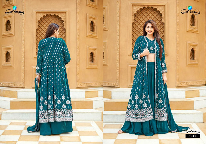 Your Choice Gucee Vol 4 Georgette With Elegant & Embroidery Work Stylish Designer Wedding Wear Kurti