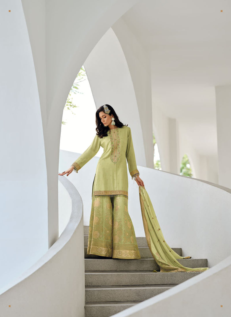 Varsha Guzaris Viscose With Heavy Embroidery Work Stylish Designer Party Wear Salwar Kameez