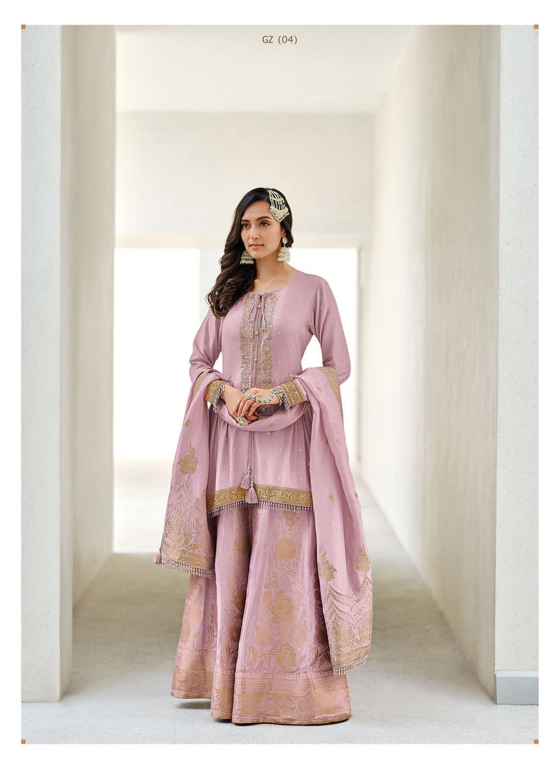 Varsha Guzaris Viscose With Heavy Embroidery Work Stylish Designer Party Wear Salwar Kameez