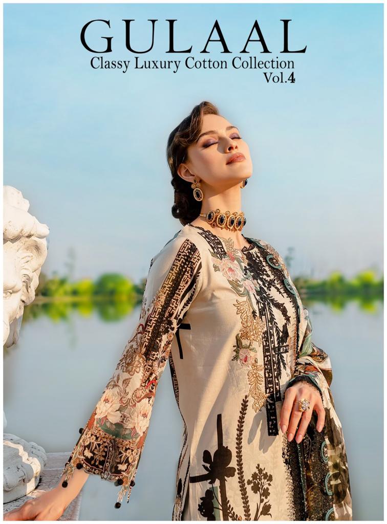 Sana Maryam Gulaal Classy Luxury Cotton Collection Vol 4 Pure Cotton Printed Designer Salwar Kameez