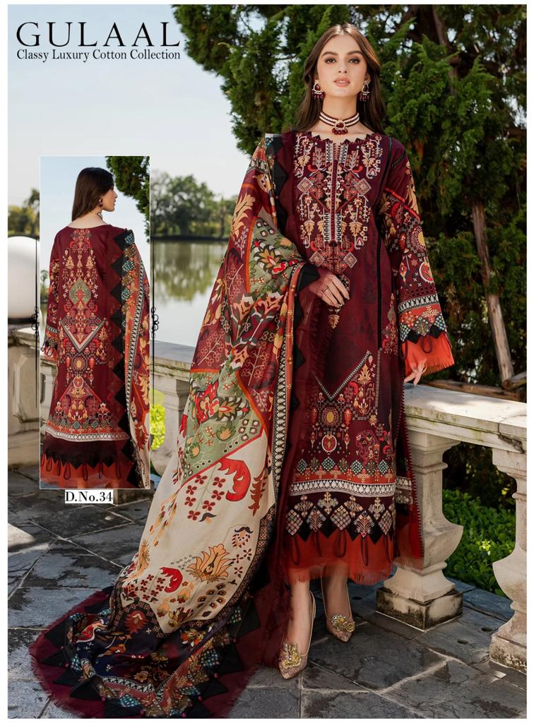 Sana Maryam Gulaal Classy Luxury Cotton Collection Vol 4 Pure Cotton Printed Designer Salwar Kameez