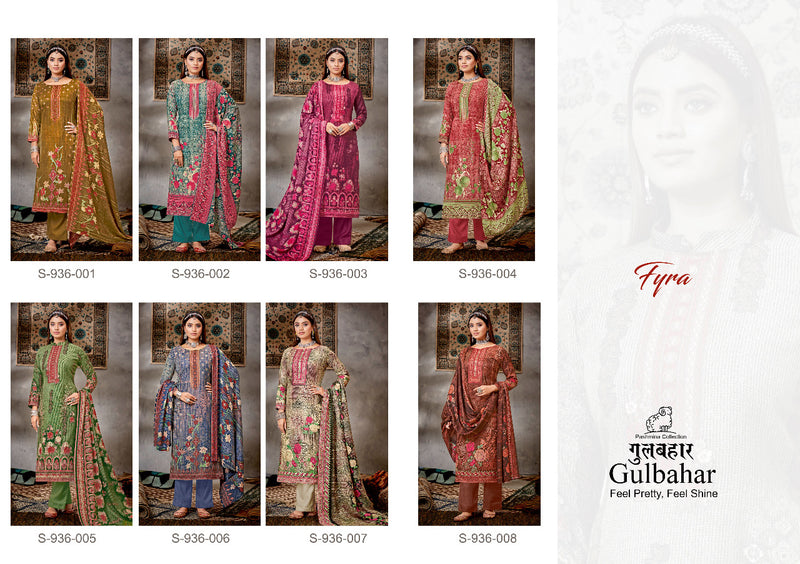Fyra Gulbahar Pashmina With Beautiful Fancy Work Stylish Designer Casual Wear Salwar Kameez