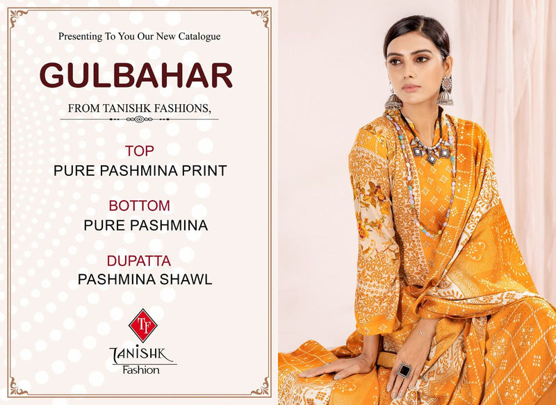 Tanishk Fashion Gulbahar Pashmina With Fancy Work Stylish Designer Pakistani Party Wear Salwar Suit