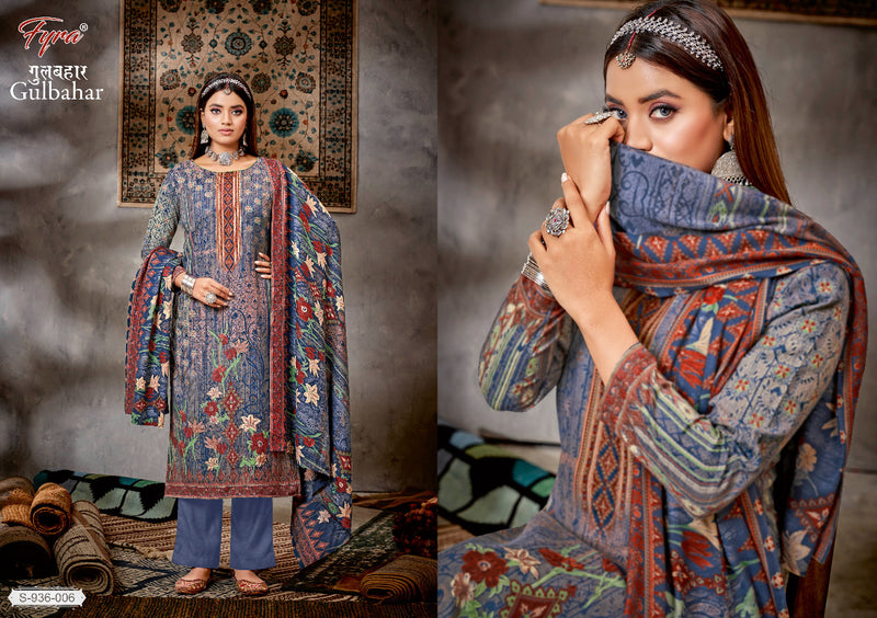 Fyra Gulbahar Pashmina With Beautiful Fancy Work Stylish Designer Casual Wear Salwar Kameez