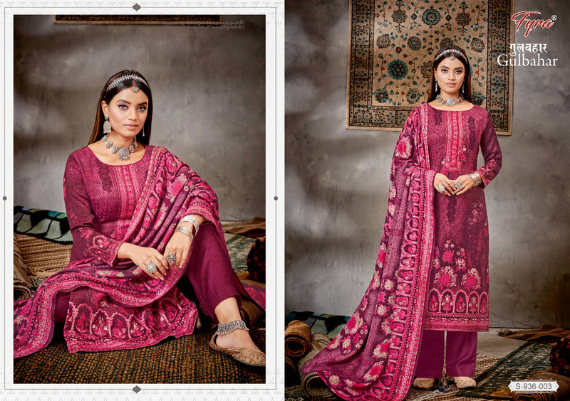 Fyra Gulbahar Pashmina With Beautiful Fancy Work Stylish Designer Casual Wear Salwar Kameez