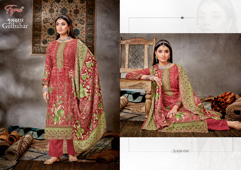 Fyra Gulbahar Pashmina With Beautiful Fancy Work Stylish Designer Casual Wear Salwar Kameez