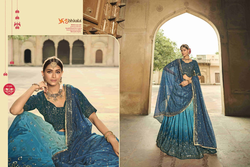 Shubhkala Dno 2166 Guldasta Vol 14 Fancy With Heavy Embroidery Work Attractive Look Stylish Designer Lehenga