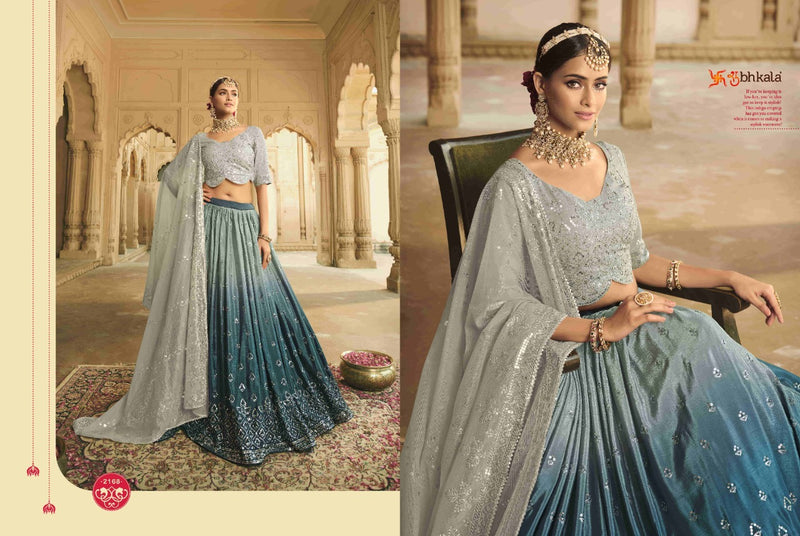 Shubhkala Dno 2168 Guldasta Vol 14 Fancy With Heavy Embroidery Work Attractive Look Stylish Designer Lehenga