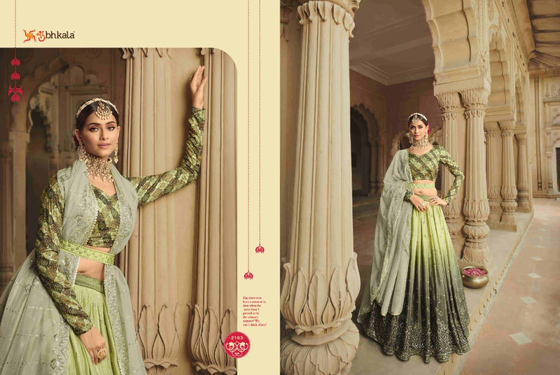 Shubhkala Dno 2163 Guldasta Vol 14 Fancy With Heavy Embroidery Work Bridal Look Stylish Designer Lehenga