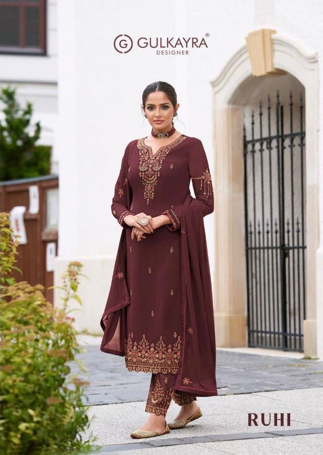 Gulkayra  Designer Ruhi  Georgette  Fancy Stylish  Salwar Suit